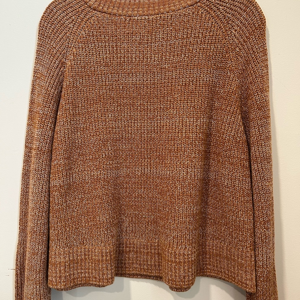 Old Navy Marled Brown Crewneck Sweater